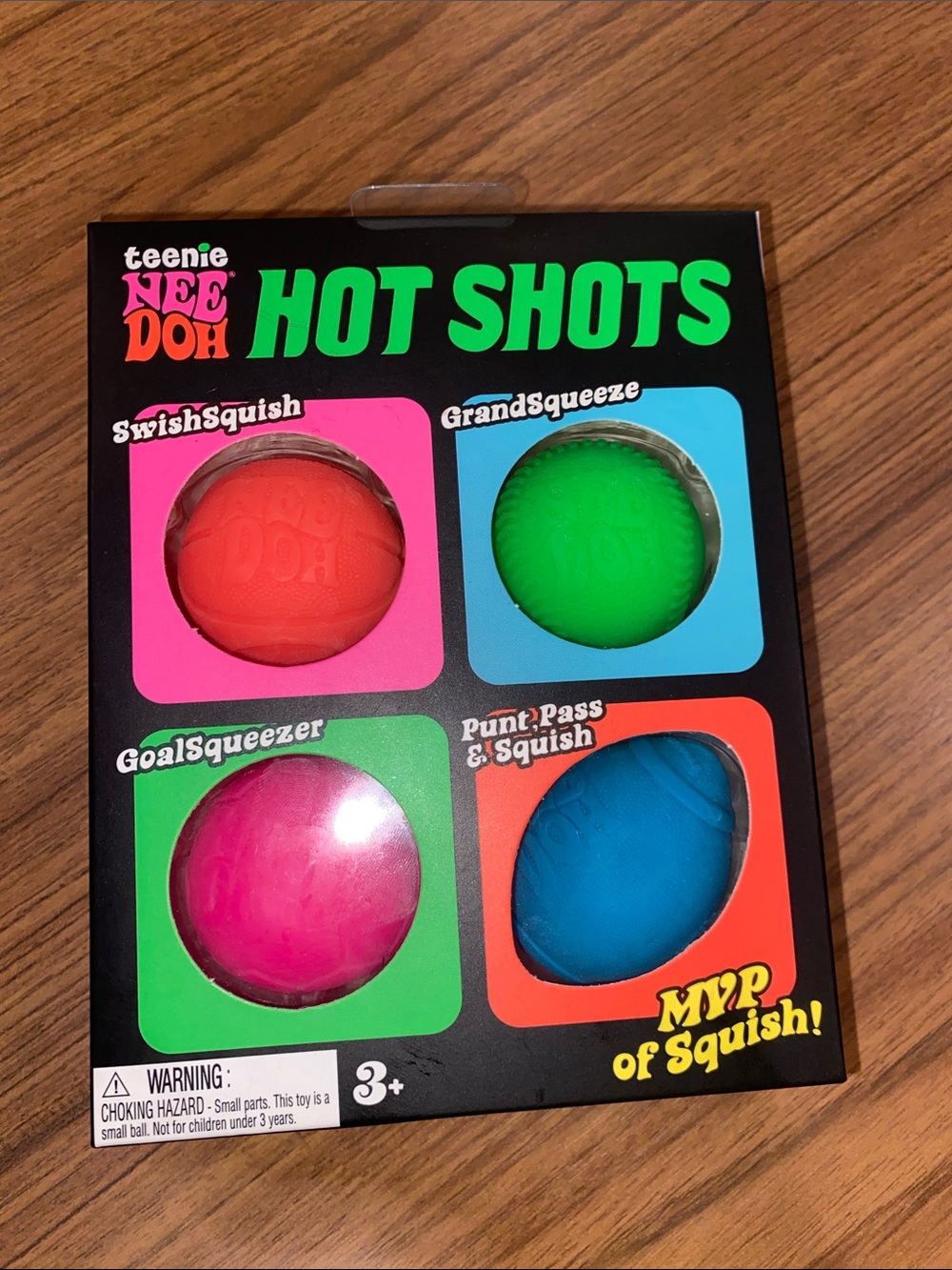 Teenie Nee Doh Hot Shots Squeeze Ball Set - Multicolor